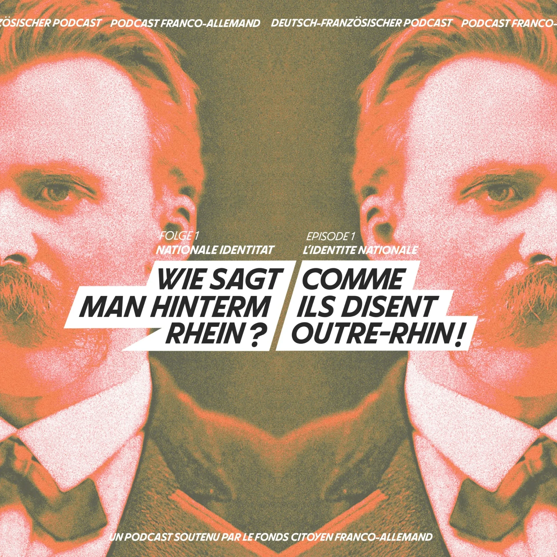 Cover art de l’épisode 1, portrait dédoublé