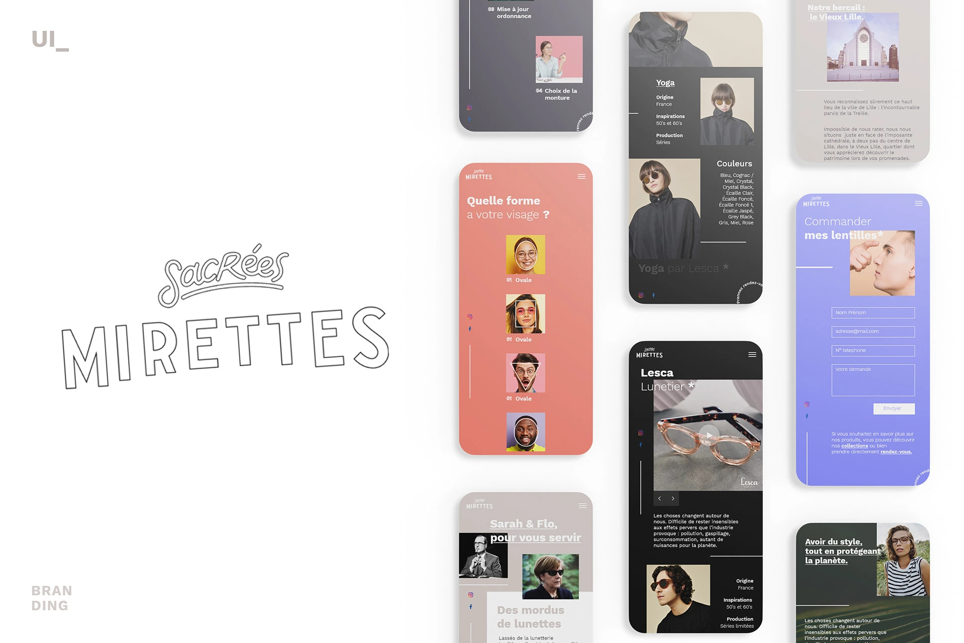 VISUEL 06A — Page d’accueil du site Sacrées Mirettes